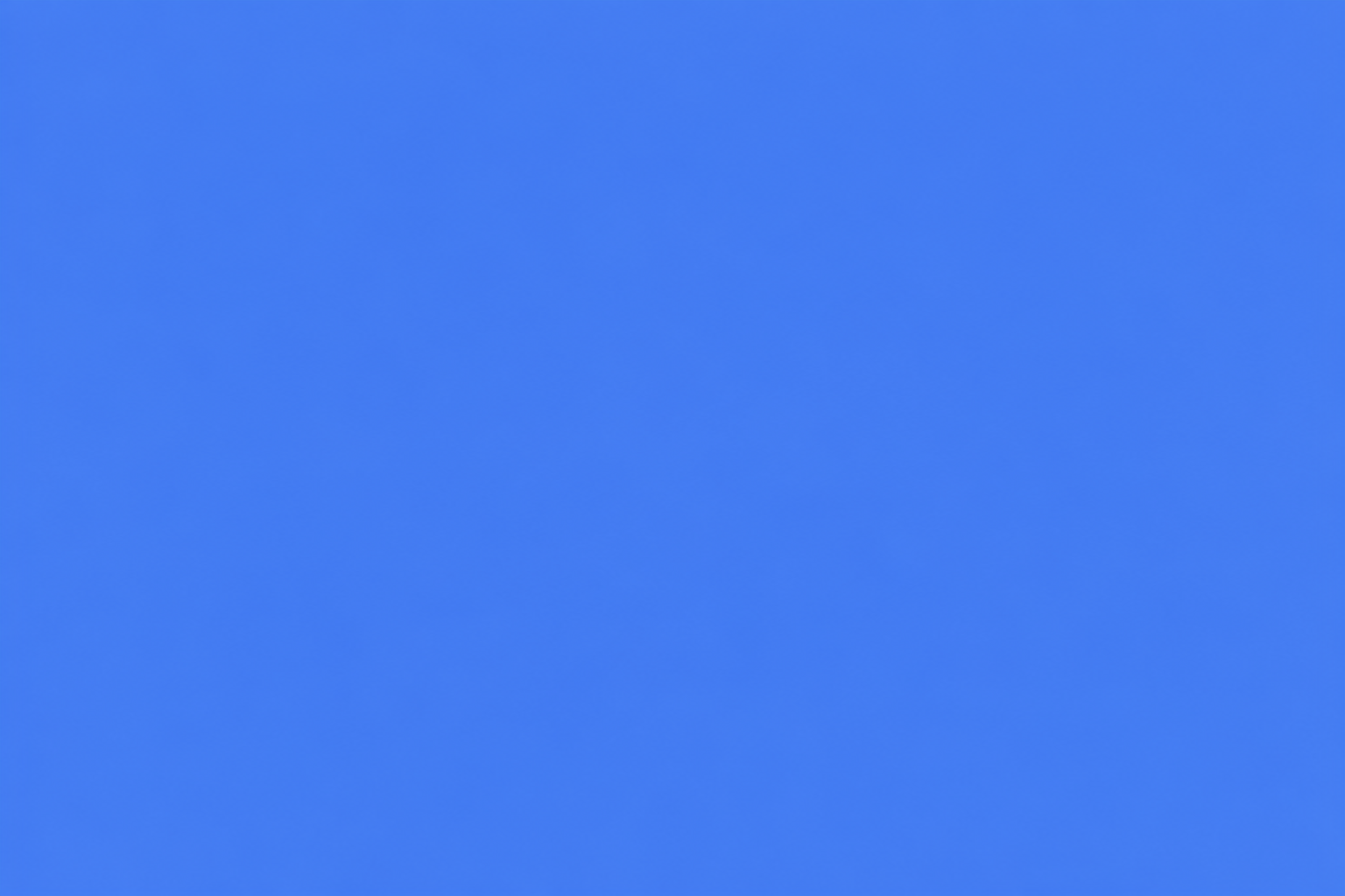 Solid Blue Gradient Background